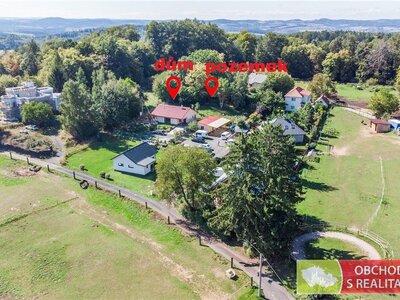 Ládeves u Kamenice, samostatný rodinný dům uprostřed přírody