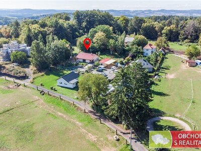 Ládeves u Kamenice, samostatný rodinný dům uprostřed přírody